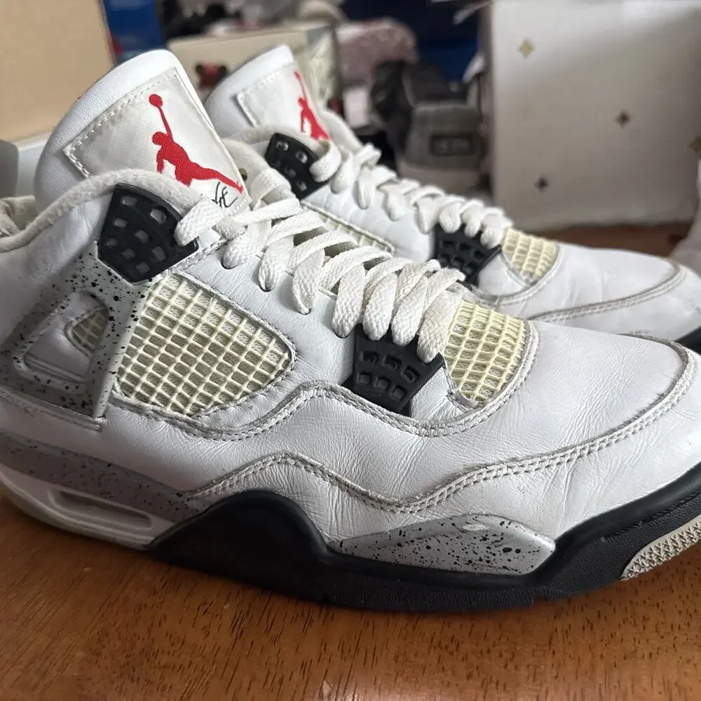 Size 9 - Jordan 4 Retro OG Mid White Cement 2016